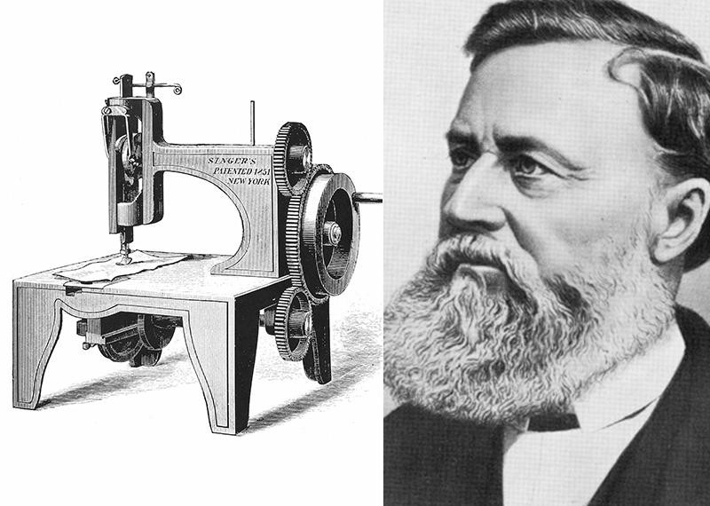 Sejarah Mesin Jahit - foto dari seorang penemu mesin Isaac Singer